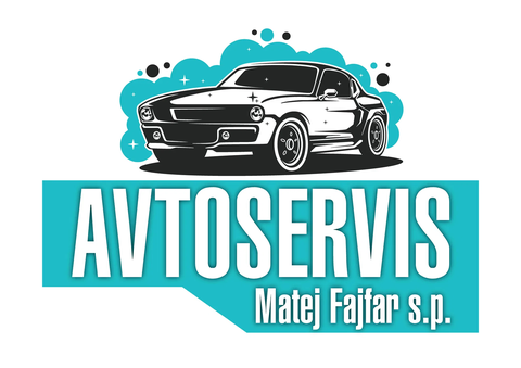 Logotip Avtoservis Matej Fejtar z avtomobilom