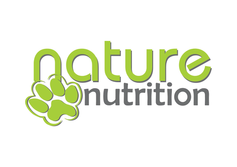 Logotip Nature nutrition z zeleno tačko