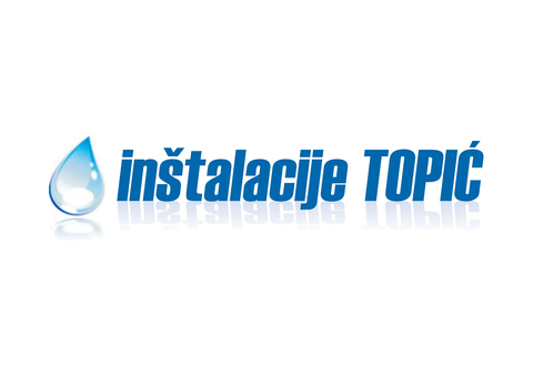 Logotip Inštalacije Topič s kapljico